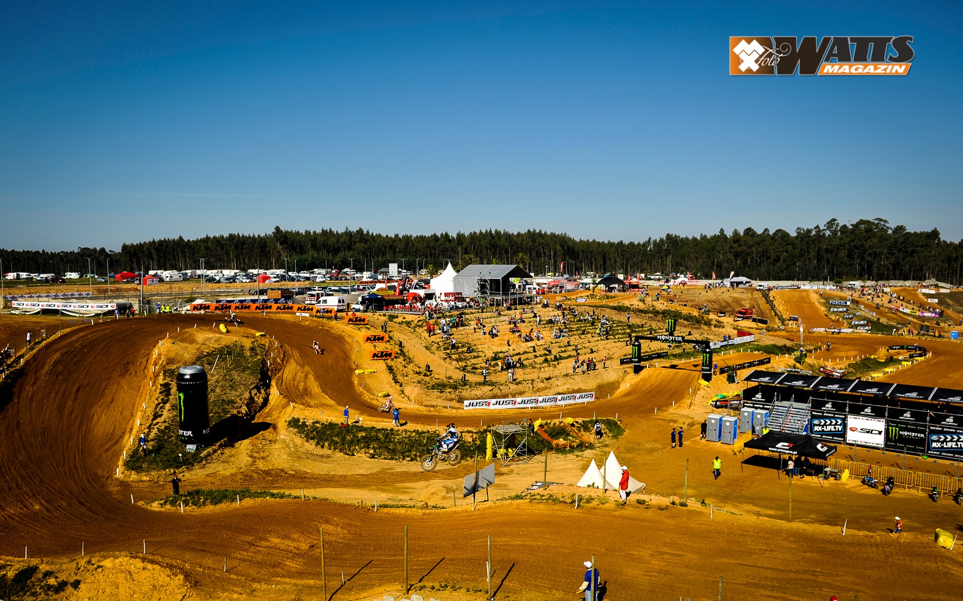 Háttérképek még mindig a Portugáliál MXGP-ről
