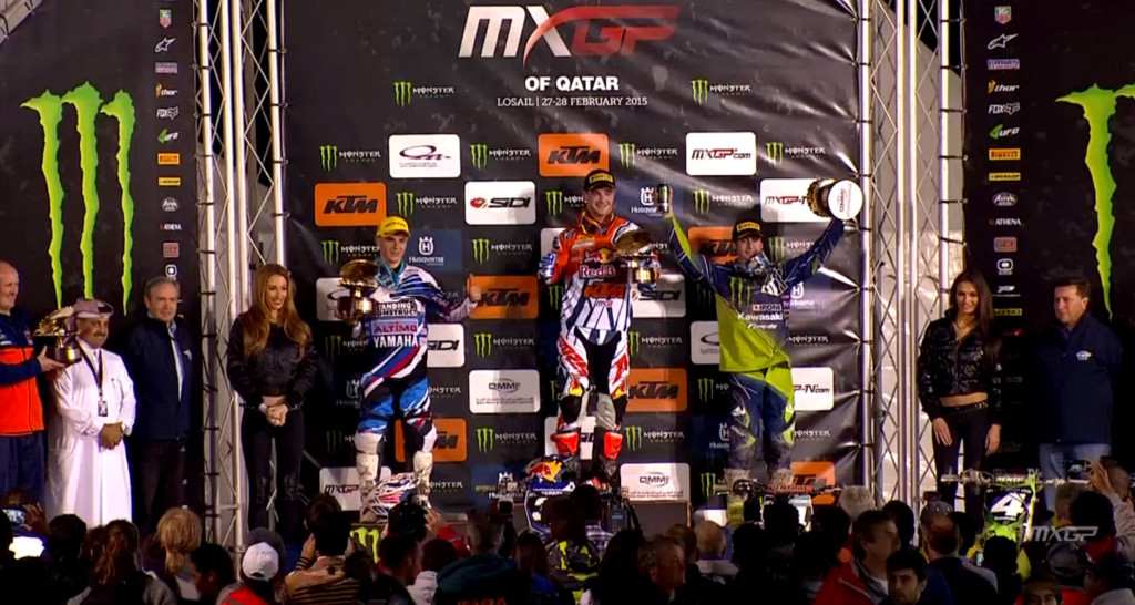 Qatar - MX2 Podium