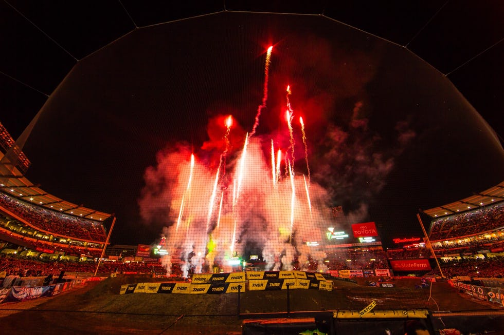 Startol a Supercross 2018