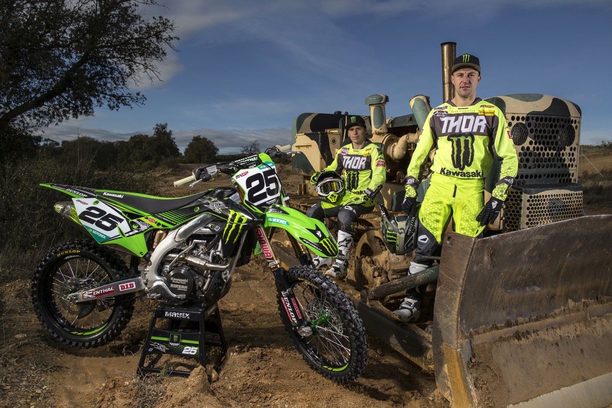 A Monster Energy Kawasaki Racing Team felkészült az új szezonra...